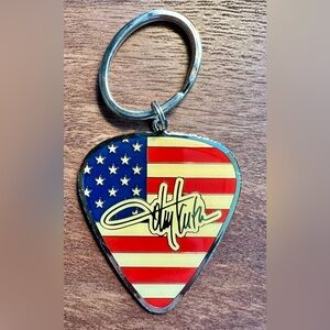 Toby Keith's I Heart This Bar & Grill Guitar Pick Keychain